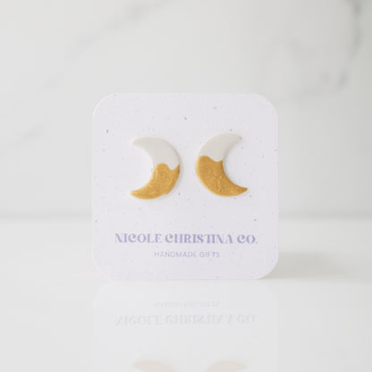 Gold Painted Moons